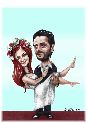 Cartoon: wedding (medium) by ivo tagged wow