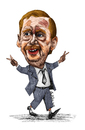 Cartoon: vaclav havel (small) by ivo tagged wow