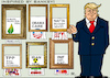 Cartoon: Street-Art-Vandal-Activist Trump (small) by RachelGold tagged trump,banksy,art,vandal,activist,shredding,contracts
