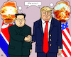 Cartoon: World Peace (small) by RachelGold tagged usa north korea trump kim summit peace world war