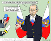 Cartoon: Heiliger Wladimir? (small) by MarkusSzy tagged russland,ukraine,krieg,geschichte,historie,kiew,rus,wladimir,wolodymyr,wikinger,10,jahrhundert