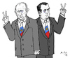 Cartoon: Victory (small) by MarkusSzy tagged putin,medwedew,party,russia,united,election,russian,parliament