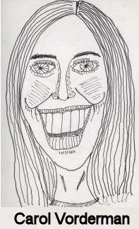 Cartoon: Caricature - Carol Vorderman (medium) by chriswannell tagged cartoon,caricature,carol,vorderman