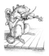 Cartoon: Musikratten 1 (small) by Thomas Bühler tagged musik ratte heim tiere