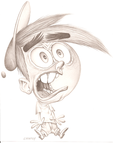Cartoon: Timmy Turner (medium) by jim worthy tagged the,fairly,oddparents,timmy,turner,cartoon,animation,nickelodeon