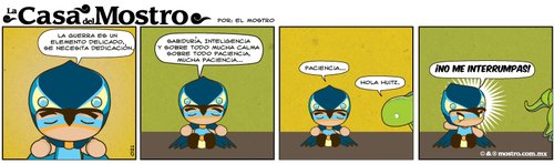 Cartoon: huitzi contra la mugre (medium) by mostro tagged mostro,azteca,ajolote,quetzalcoatl,huitzilopochtli,vector,mexica,aztec,limpieza,basura