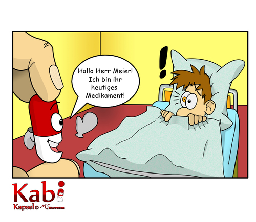 Cartoon: Kabi Kapsel Vol. 8 (medium) by ms-illustration tagged klinik,patient,meier,kapsel,kabi,medikament