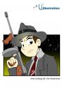Cartoon: Chicago 1930 Vol. 2 (small) by ms-illustration tagged gun tommy gang bande 1930 chicago gangster nostra cosa mafia