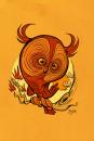 Cartoon: Great Hornet Owl (small) by Dirk ESchulz tagged eule