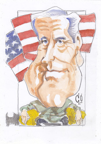 Cartoon: Franklin Delano Roosevelt (medium) by zed tagged franklin,delano,roosevelt,usa,new,york,politician,second,world,war,portrait,caricature