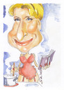 Cartoon: Elizabeth Gilbert (small) by zed tagged elizabeth,gilbert,usa,writer,novelist,memoirist,portrait,caricature