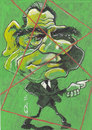 Cartoon: TLJ (small) by zed tagged tommy,lee,jones,usa,actor,director,portrait,caricature