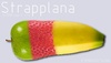 Cartoon: Strapplana (small) by eternaldots tagged fruit,banana,strawberry,apple,mix,gen