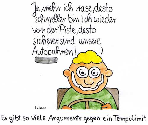 Cartoon: Viele Argumente (medium) by Matthias Schlechta tagged tempolimit,autobahnen,groko,csu,verkehrsministerium,verkehrsminister,scheuer,klima,verkehrstote,auto,kfz,raser,geschwindigkeit,tempo,tempolimit,autobahnen,groko,csu,verkehrsministerium,verkehrsminister,scheuer,klima,verkehrstote,auto,kfz,raser,geschwindigkeit,tempo