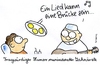 Cartoon: Musizierender Zahnarzt (small) by Matthias Schlechta tagged zahnarzt,musik,gitarre,lied,brücke,humor