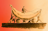 Cartoon: Banana (small) by firuzkutal tagged banana,western,fruit,export,trade,plantation