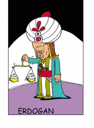 Cartoon: erdogan (medium) by kader altunova tagged erdogan,türkei