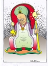 Cartoon: Sultan Tayyip  der 1. (small) by kader altunova tagged turban,sultan,tayyip,rte,türkei,ampul,glühbirne,zepter,kavuk,königsthron
