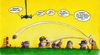 Cartoon: Endspiel (small) by Jupp tagged maulwurf,mole,fussball,soccer,semifinal,jupp,cartoon,wm,bundesliga,manuel