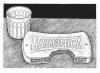 Cartoon: Harmonica (small) by Jiri Sliva tagged blues music harmonica