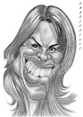 Cartoon: Hilary Swank (small) by shar2001 tagged caricature,hilary,swank
