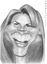 Cartoon: Missy Peregrym (small) by shar2001 tagged caricature missy peregrym