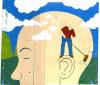 Cartoon: meditation (small) by rasmus juul tagged meditation,