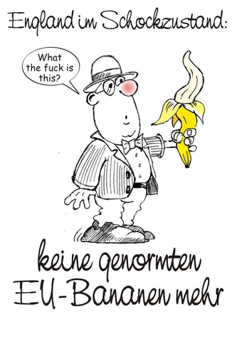 Cartoon: BREXIT (medium) by BARHOCKER tagged england,eu,austritt,bananen