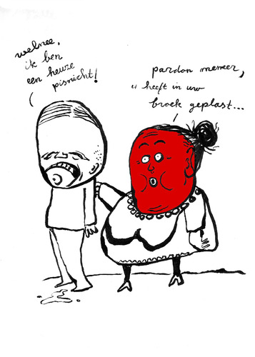 Cartoon: pisnicht (medium) by studionuts tagged chicken,erotic,cartoon,nuts