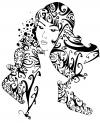 Cartoon: Curly woman complete (small) by Playa from the Hymalaya tagged curly woman