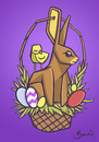 Cartoon: Easter Basket (small) by Playa from the Hymalaya tagged easter,ostern,basket,korb,osterkorb,rabbit,bunny,hase,osterhase,egg,eggs,ei,eier,osterei,chick,feldgling,küken,holiday,feiertag,animal,animals,tier,tiere