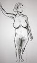 Cartoon: Nude woman drawing (small) by Playa from the Hymalaya tagged nude,woman,drawing