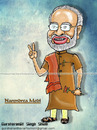 Cartoon: Narendra Modi (small) by gursharanthecartoonist tagged gujarat,bjp