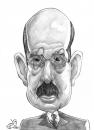 Cartoon: Dr. Mohamed El-Baradei (small) by tamer_youssef tagged dr mohamed el baradei the director general of international atomic energy egypt tamer youssef caricture world cartoon politics sketch pencil art