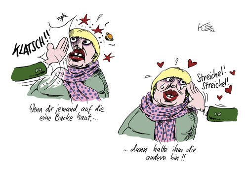 Cartoon: Claudia (medium) by Stuttmann tagged claudia,roth,grüne