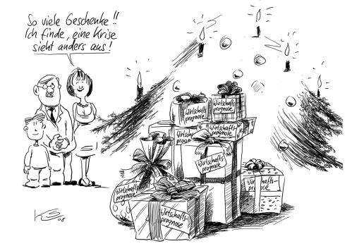 Cartoon: Geschenke (medium) by Stuttmann tagged wirtschaftsprognose,weihnachten,bescherung,geschenke,2009,rezession,konjunktur,konsum,weihnachten,weihnacht,heiligabend,tradition,kultur,weihnachtsbaum,familie,geschenke,geschenk,kinder,kind,wirtschaftsprognose,prognose,aussichten,bescherung,2009,rezession,konjunktur,konsum,konsument,konsumgesellschaft,kaufen,handel,verkauf,shopping,wirtschaft,wirtschaftskrise,finanzkrise,finanzen,geld,pleite,schulden,ausgaben