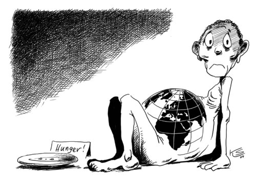 Cartoon: Hunger (medium) by Stuttmann tagged hunger,armut,hunger,armut,arm,afrika,entwicklungsländer,entwicklungsland,resscourcen,ernährung,nahrung,essen,lebensmittel,tod,sterben,ungerechtigkeit,verteilung,hungern