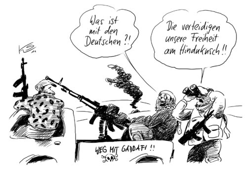 Cartoon: Rebellen (medium) by Stuttmann tagged gaddafi,rebellen,krieg,libyen,gaddafi,rebellen,krieg,libyen