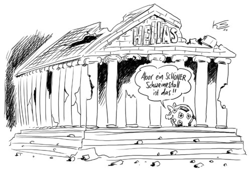 Cartoon: Schweinestall (medium) by Stuttmann tagged griechenlandkrise,eu,griechenlandkrise,eu,griechenland,krise,finanzen