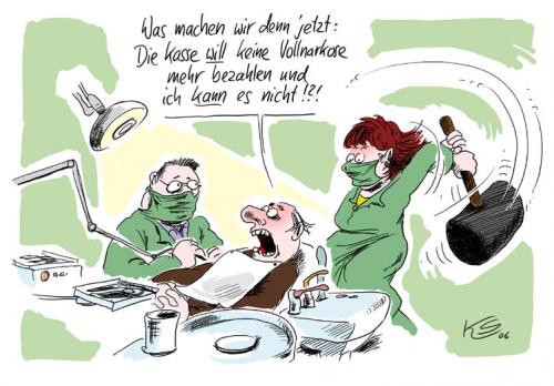 Cartoon: Vollnarkose (medium) by Stuttmann tagged vollnarkose,arzt,gesundheitsreform,krankenversicherung,narkose,zahnarzt,betäubungsmittel,gesundheitsreform,arbeitslosigkeit,hartz4,gesundheitswesen,pharma,apotheke,arzt,praxis,krankenhaus,verarmung,armut,wirtschaft,finanzen,koalitionsvertrag,gesundheitsprämie,krankenkasse,krankenversicherung,gesundheitsfond,medizin,rezept