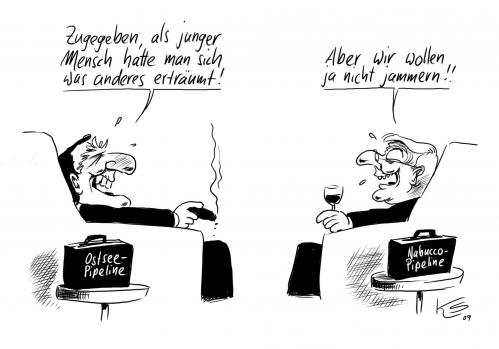 Cartoon: Zugegeben... (medium) by Stuttmann tagged schröder,fischer,gerhard joschka schröder,politiker,gerhard,joschka,schröder