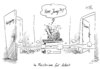 Cartoon: Ausgang (small) by Stuttmann tagged jung,arbeitsministerium,verteidigungsminister,rücktritt,afghanistan