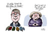 Cartoon: Beendet (small) by Stuttmann tagged nsa,eurokrise,pofalla,merkel