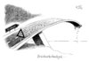 Cartoon: Brücke (small) by Stuttmann tagged endlager,atomkraft,brückentechnolgogie,merkel