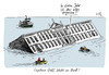 Cartoon: Capitano (small) by Stuttmann tagged privatkredit,wulff,concordia,geerkens,maschmeyer,bildbellevue,capitano,diekmann