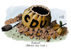 Cartoon: Entkernt (small) by Stuttmann tagged cdu,halloween