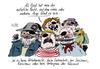 Cartoon: Halbblind... (small) by Stuttmann tagged piratenpartei