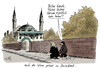 Cartoon: Imam (small) by Stuttmann tagged bundespräsident,wahl,wulff,islam,imam,gauck,huber