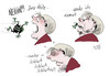 Cartoon: Kroete (small) by Stuttmann tagged kröte,merkel