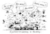 Cartoon: Meiner (small) by Stuttmann tagged bundestag,ausstieg,eigentümerversammlung